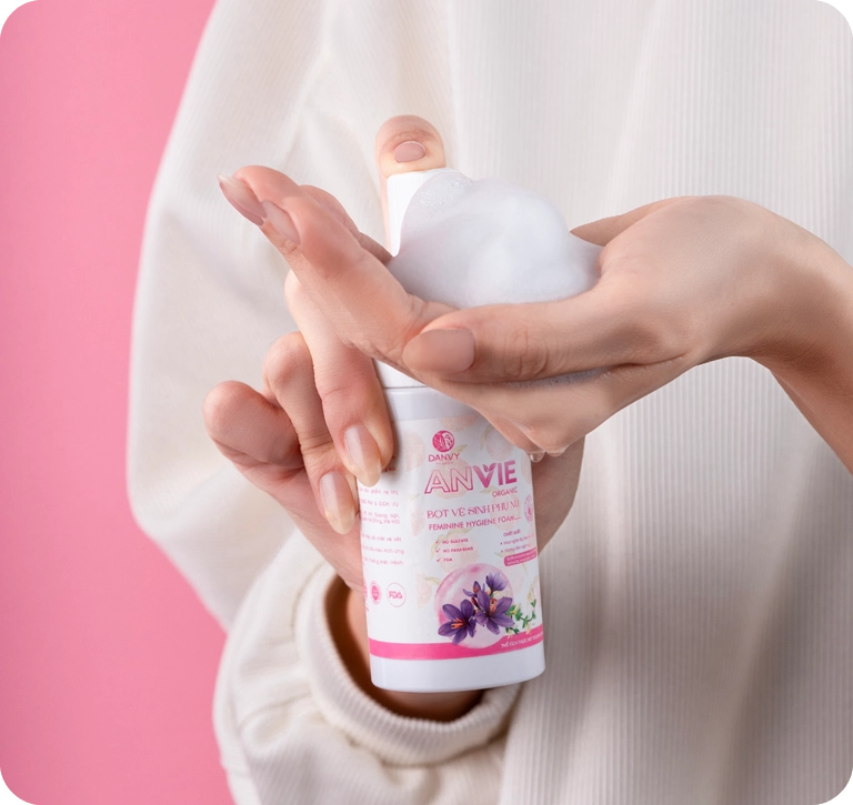 Danvy Pharma - Dược Mỹ Phẩm Chăm Sóc Cơ Thể Từ Thiên Nhiên - Bọt Vệ Sinh Anvie Organic 4 Congnghe-bot-bong-tuyet-anvie-organic-danvypharma