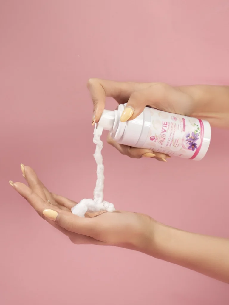 Danvy Pharma - Dược Mỹ Phẩm Chăm Sóc Cơ Thể Từ Thiên Nhiên - Bọt Vệ Sinh Anvie Organic 17 Danvypharma.vn - Bot Ve Sinh Phu Nu Anvie Organic Lanh Tu Thien Nhien Cho Ca Me Bau - Cach Dung